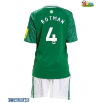 Newcastle United Sven Botman #4 Bortedraktsett Barn 2025-26 Kortermet (+ Korte bukser)